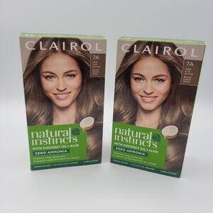 Clairol Natural Instincts Demi Permanent Hair Color 7A Dark Cool Blonde-2 Pack